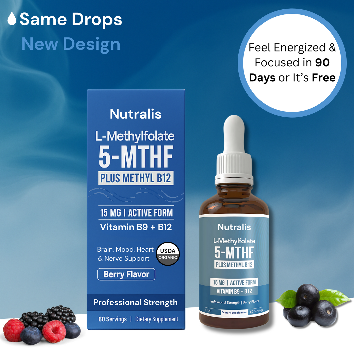 Nutralis™ Methylfolate B12 Neuro Drops